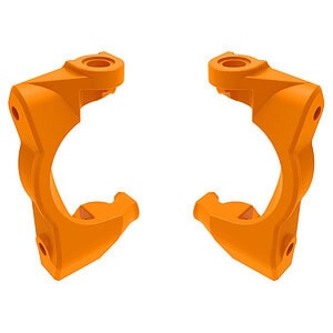 Traxxas Mini Maxx Caster blocks (C-Hubs)(Orange) TRA10732-ORNG