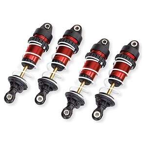 Traxxas Mini Maxx GTR Shocks Long w/ Springs Red tra10765-red