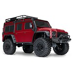 1/10 TRX-4 Scale & Trail Rock Crawler w/Land Rover Defender Body Red 82256-4-RED