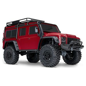 1/10 TRX-4 Scale & Trail Rock Crawler w/Land Rover Defender Body Red 82256-4-RED