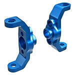 Caster Blocks 6061-T6 Aluminum (Left & Right) Blue