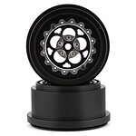 SSD RC 2.2x3.0 5 Hole Lightweight Drag Racing Beadlock Wheels - Black (2)
