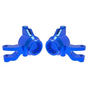 Traxxas Mini Maxx Aluminum Steering Blocks (Blue) TRA10734-BLUE