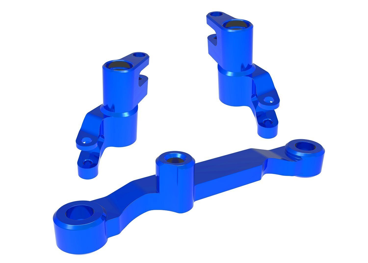 Traxxas Mini Maxx Aluminum Steering bellcranks (Blue) TRA10743-BLUE