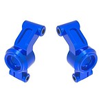 Traxxas Mini Maxx Aluminum Rear Stub Axle Carriers (Blue) TRA10751-BLUE