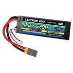 Common Sense RC 14.8V 5200mAh 50C Lipo W/ EC5