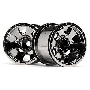HPI Warlock 2.2 Wheel Black Chrome (2pcs) HPI105280