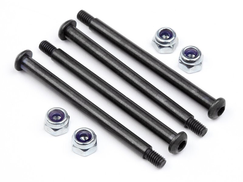 HPI E-Clip Eliminator Suspension Shaft Set Savage XS (Opt) HPI106712