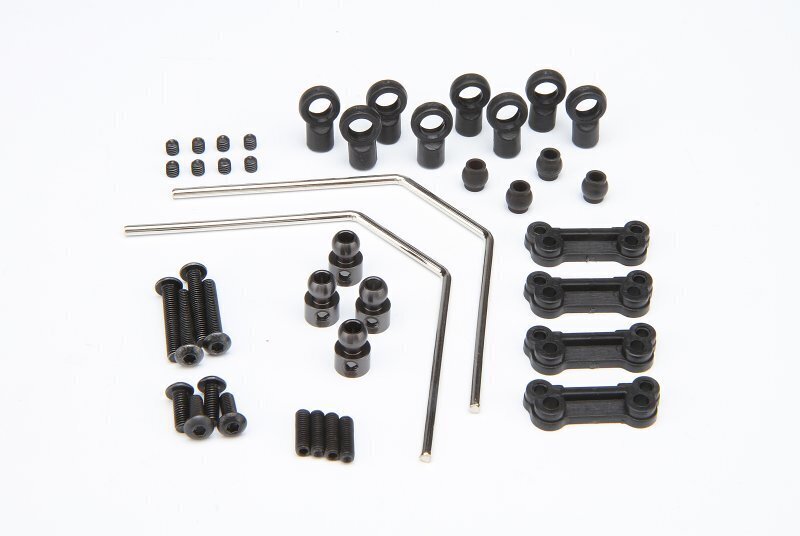 Optimized for RC car upgrades, durable suspension parts, screws, and linkage components.