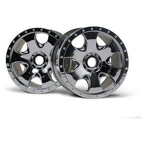 HPI Warlock Wheel 83X56mm Chrome (2pcs) Savage X HPI3192