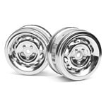 HPI Chrome Vintage Wheel 26mm 0mm Offset (2pcs) HPI33472  