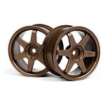 HPI TE37 Wheel 26mm Bronze 0mm Offset Fits 26mm Tire HPI3838   