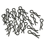 HPI Black Body Clip 8mm (20pcs) HPI6203   