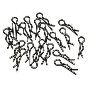 HPI Black Body Clip 8mm (20pcs) HPI6203   