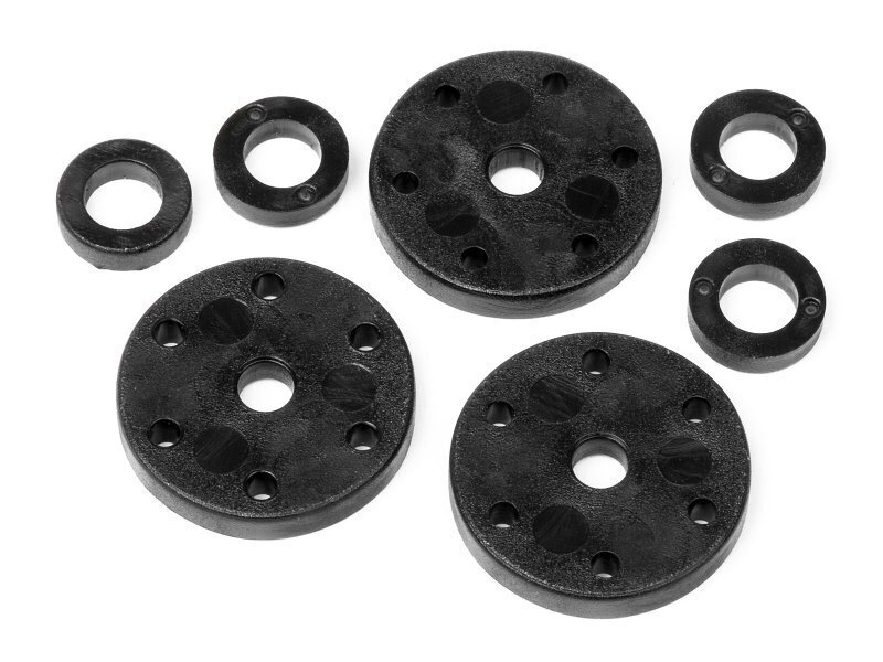 HPI 6 Holes Shock Piston Set 6Holes 1.2 1.3 1.4mm Vorza Flux HPI67353  