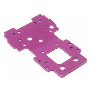 HPI Bulkhead Lower Plate 2.5mm Purple Savage HPI86067  