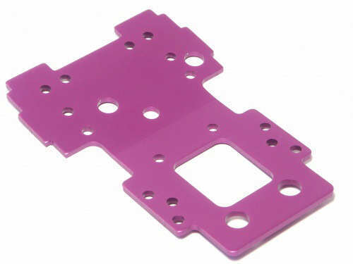 HPI Bulkhead Lower Plate 2.5mm Purple Savage HPI86067  