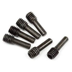 HPI Black Screw Shaft M4X2.5X12mm (6pcs) Savage X HPI86094  