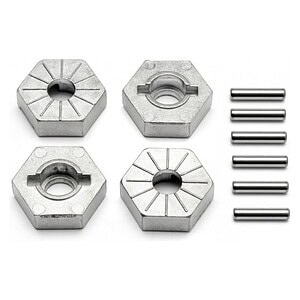HPI Silver Hex Wheel Hub 17mm (4pcs) Savage X HPI86804  