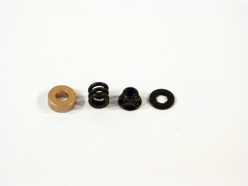 HPI Black Spring w/ Washer 4.9X8X7mm 4.3X10X1.0mm Hex Hole Savage X HPI87042  