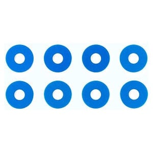 Tamiya OP.1573 0.75mm Wheel Spacers (Blue) 8pcs TAM54573
