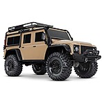 1/10 TRX-4 Scale & Trail Rock Crawler w/Land Rover Defender Body Tan 82256-4-SAND