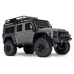 1/10 TRX-4 Scale & Trail Rock Crawler w/Land Rover Defender Body Silver 82256-4-SLVR