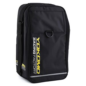RC car racing backpack with YOKOMO branding.