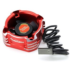 PowerHobby Booster 30x30 High Speed Aluminum RC Cooling Fan 30mm 28K-Red PHF3033-RED