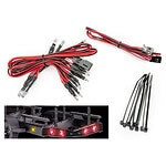 Traxxas Wire harness LED lights/ zip ties (8) (fits 10350 boat trailer) TRA10349X