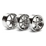 Wheel Set Type 2 Chrome for Micro RS4 HPI73462