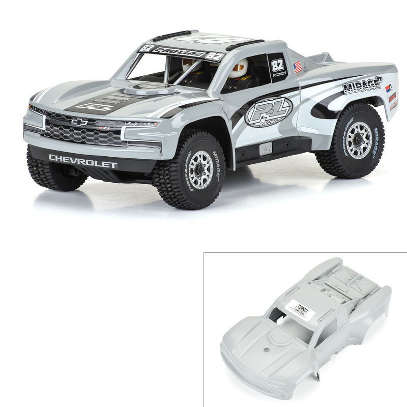 Radio-controlled off-road RC truck for racing enthusiasts.