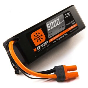 Spektrum 11.1V 5000mAh 3S 30C Smart Hardcase LiPo Battery IC5 SPMX50003S30H5