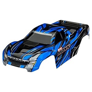 Traxxas Mini Maxx Complete Body with Clipless Mounts - Blue TRA10711