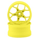 DS Racing Feathery 5Y Drift Wheels - Fluorescent Yellow 2K df-5y2-6fy-hg