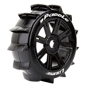 High-Performance Black RC Car Tire for Off-Road Racing.