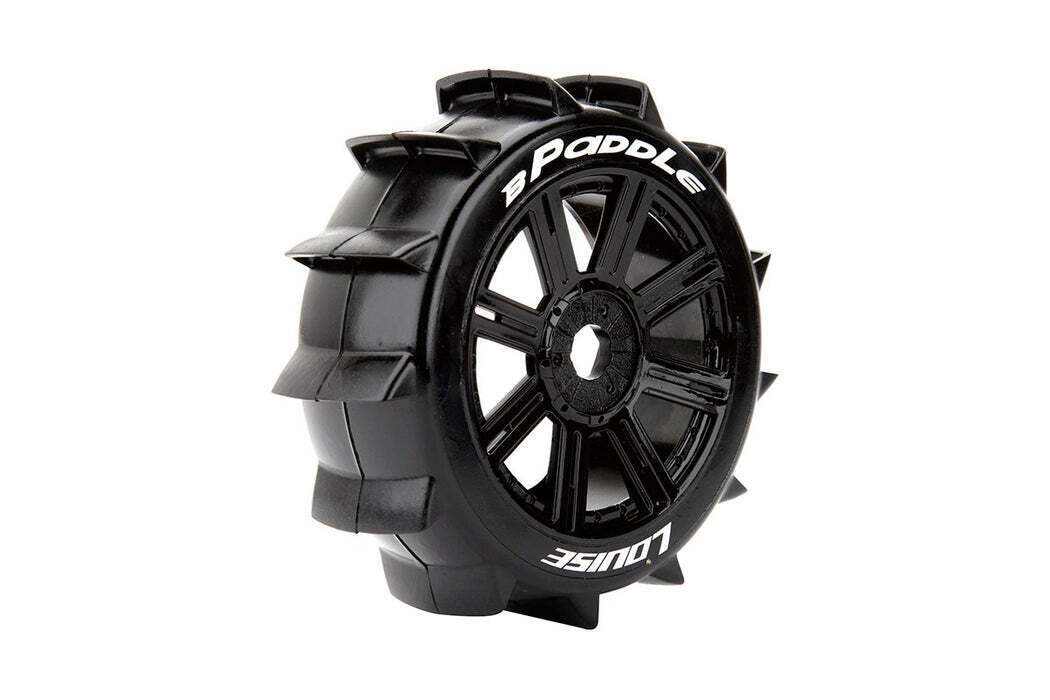 High-Performance Black RC Car Tire for Off-Road Racing.