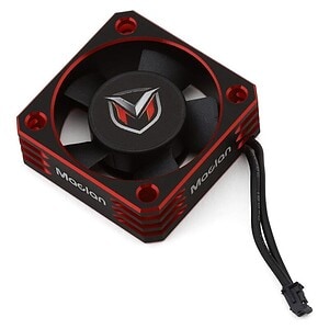 Maclan 30mm Aluminum V2 Hurricane HV Fan Black/Red MCL4368