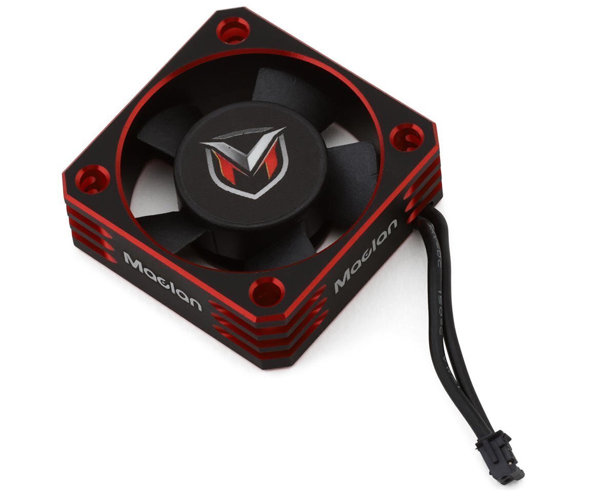 Maclan 30mm Aluminum V2 Hurricane HV Fan Black/Red MCL4368