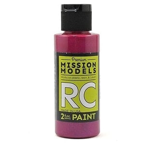 Mission Models Water-based RC Iridescent Candy Red Paint Airbrush Ready 2oz MMRC-032
