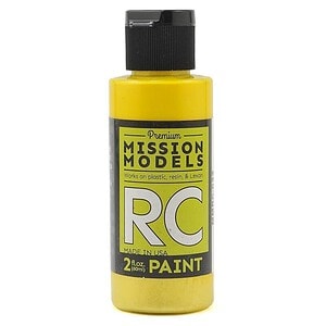 Mission Models Water-based RC Iridescent Yellow Paint Airbrush Ready 2oz MMRC-033
