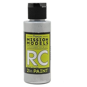 Mission Models Water-based RC Chrome Paint Airbrush Ready 2oz MMRC-042