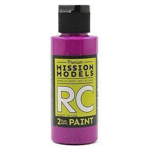 Mission Models Water-based RC Fluorescent Racing Violet Paint Airbrush Ready 2oz MMRC-049