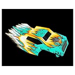 RadianZ Design Arrma Grom Lexan Prismatik Truck Body Pre-Painted