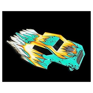 RadianZ Design Arrma Grom Lexan Prismatik Truck Body Pre-Painted