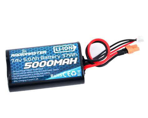 RadioMaster LiIo TX Battery (TX16S/TX12 MKII/MT12) (7.4V/5000mAh) w/XT30