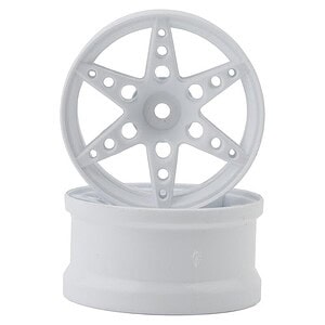 Sideways RC SRC R1 Multi-Spoke Nylon Drift Wheels (White) (2) (6mm Offset) SRCR1-WHI