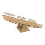 Course Set (B Style) RC Crawler Wood Track 1/24 1/18 CX24-PP02