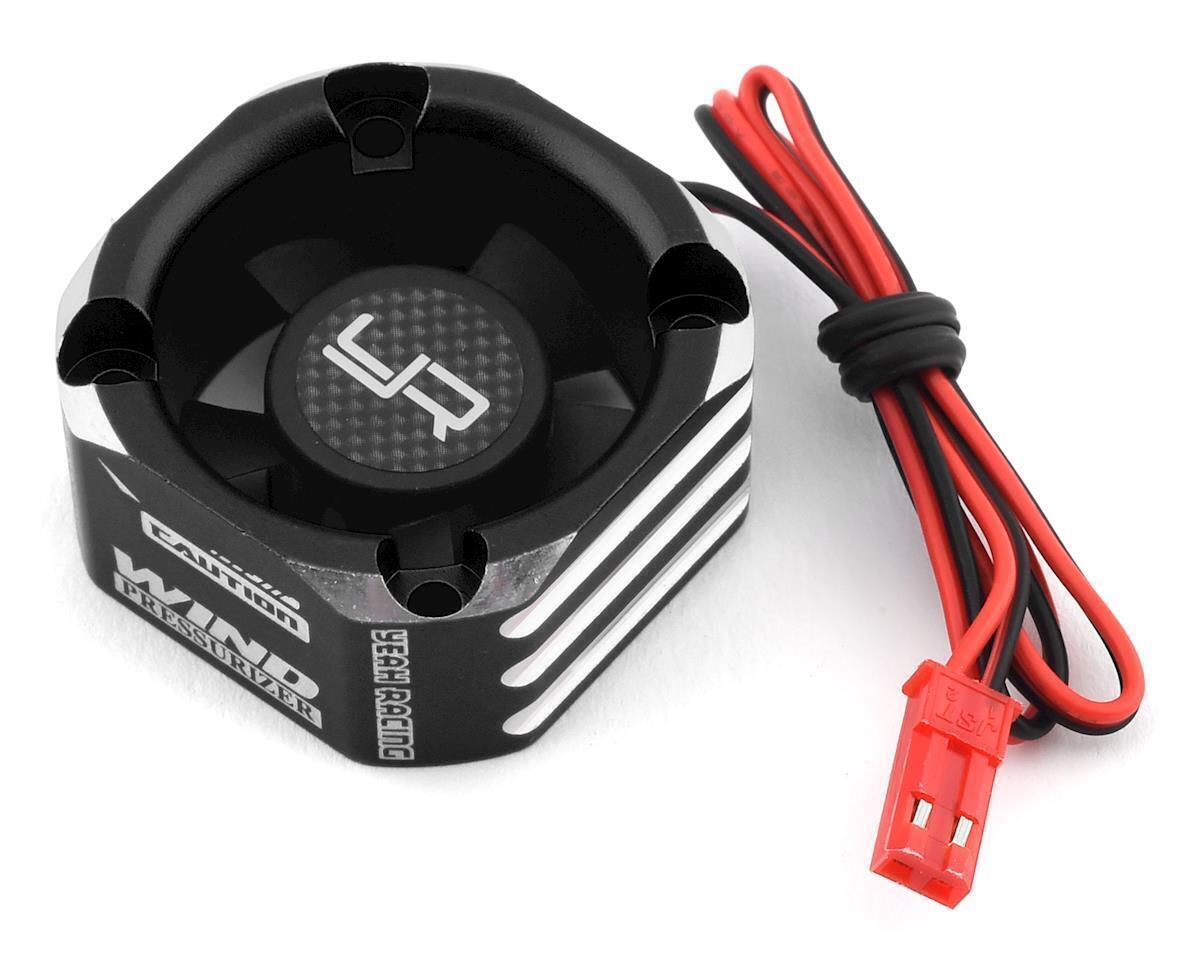 Yeah Racing 30x30mm Aluminum Case Booster Fan Black YEA-YA-0576BK