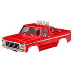 Traxxas TRX-4M 1-18 1979 Ford® F-150 Truck Pre-Painted Body Set Red